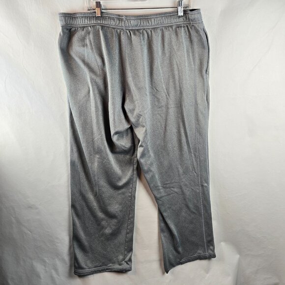 Nike Sweatpants Mens 2XL Grey Thermafit Fleece Athletic Open Hem Sporty Casual - Picture 5 of 12